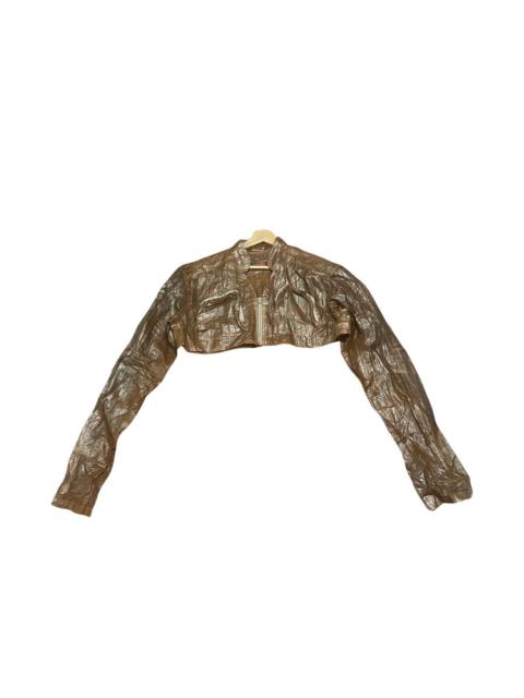 Other Designers Vintage Avant Garde Inspired Cropped Top Long Sleeve Jacket