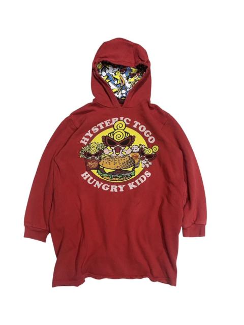 Hysteric Glamour Vintage Hysteric Glamour Togo Hungry Kids Sweatshirt Hoodie