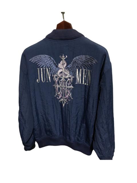 Other Designers Japanese Brand - Last Call🚀Jun Men Spell Out Logo Reversible Bomber Jacket