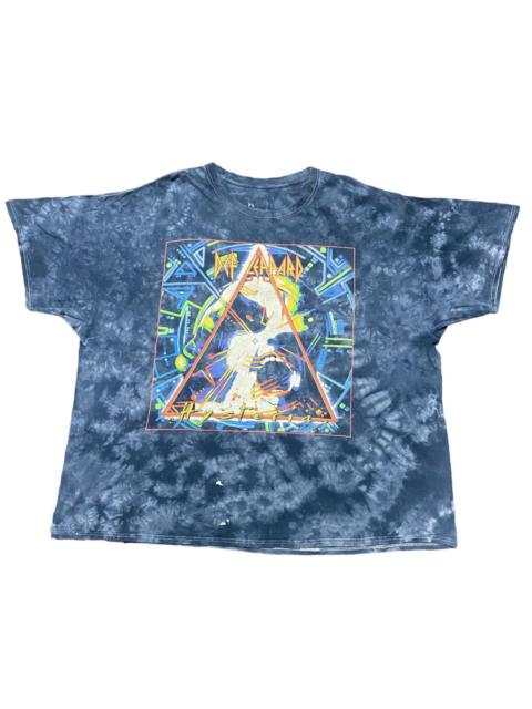 Other Designers 2016 Def Leppard Hysteria Oversized Shirt Ti-Dye