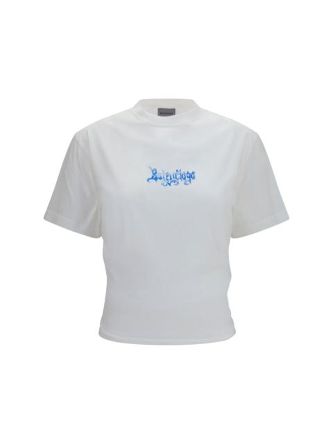 BALENCIAGA Balenciaga Sketchy T-shirt Full White