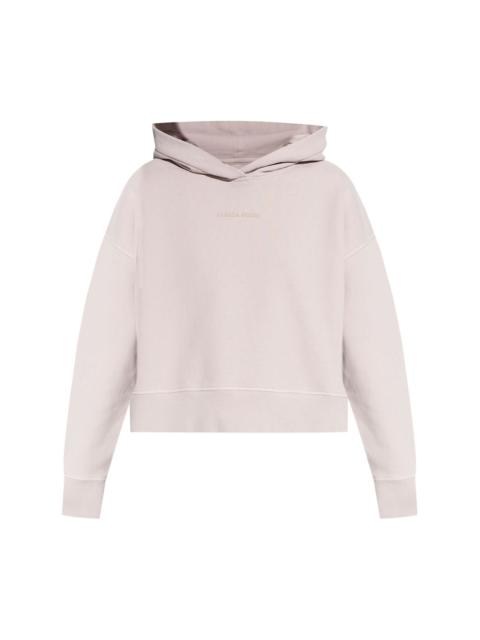 logo-print hoodie