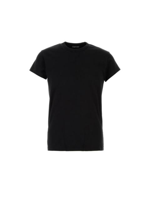 TOM FORD TOM FORD Black Cotton T-Shirt New & Authentic (Men's size:M;