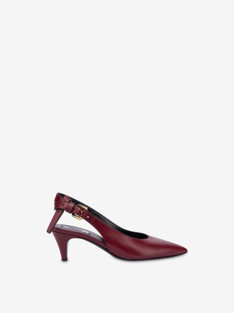 Moschino CALF LEATHER SLINGBACK