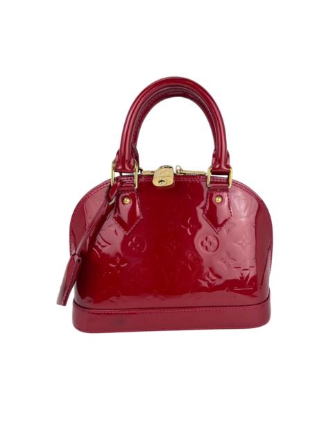 Louis Vuitton Louis Vuitton Alma BB Monogram Red Vernis Patent Leather Crossbody Bag