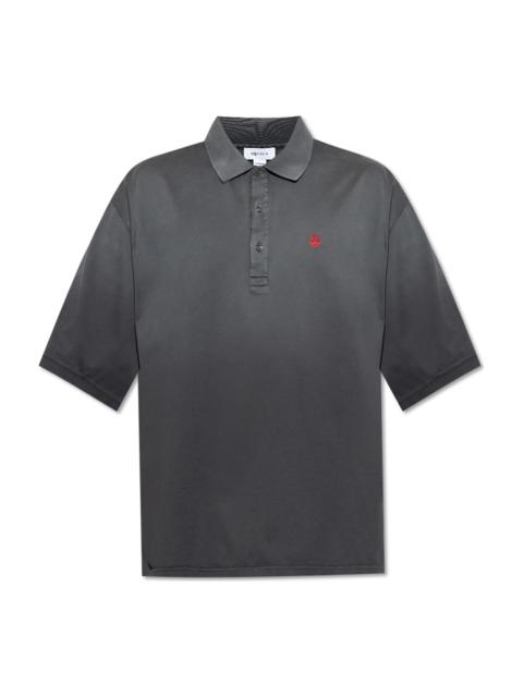 Alexander McQueen Alexander Mcqueen Cotton Polo With Embroidered Logo