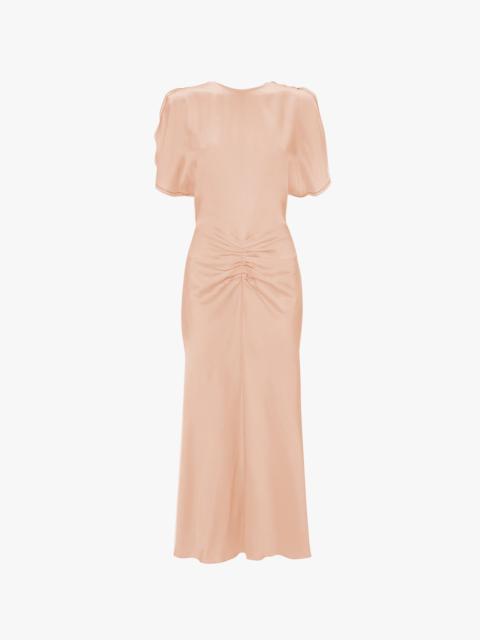 Victoria Beckham Bela Midi Dress In Blossom