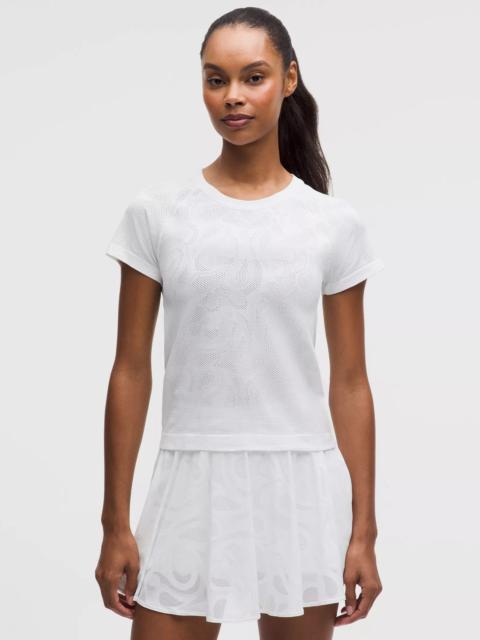 lululemon Swiftly Tech Short-Sleeve Shirt 2.0 Waist Length *Paisley