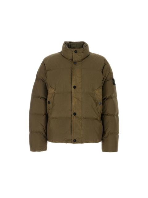 Stone Island STONE ISLAND Khaki Nylon Down Jacket New & Authentic (Men's