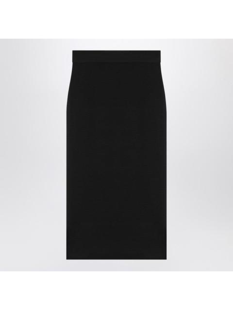SAINT LAURENT Saint Laurent Black Wool Pencil Skirt Women