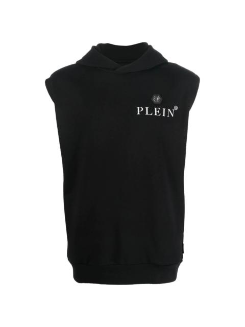 PHILIPP PLEIN Hexagon logo-print hoodie
