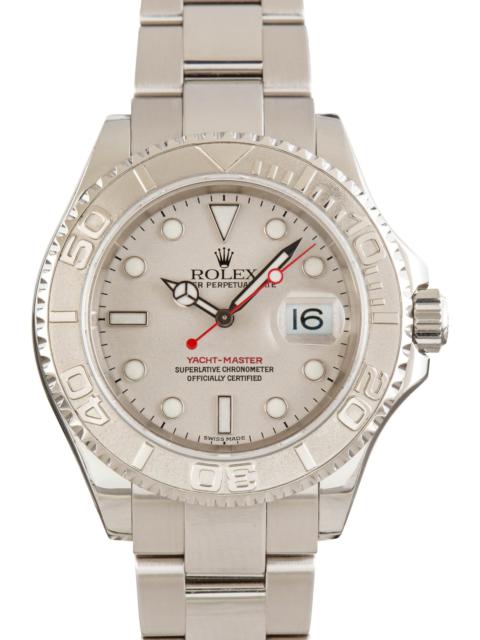 ROLEX Rolex Yacht-Master 40 Ref 16622 Platinum Bezel