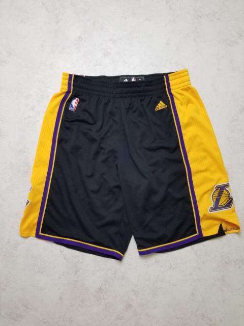 adidas Hollywood Nights Los Angeles Lakers Black Shorts Size XL
