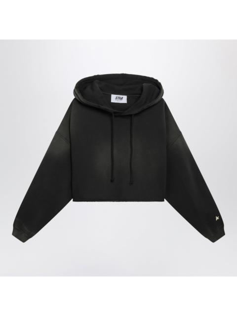 Golden Goose Golden Goose Charcoal Cotton Hooded Sweatshirt Women