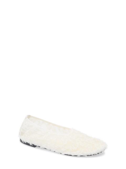Proenza Schouler Proenza Schouler Glove Lace Ballet Flat in White at Nordstrom