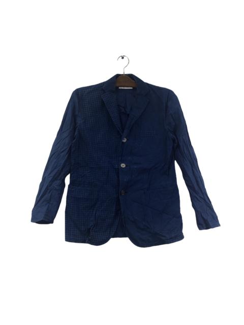Other Designers United Arrows - Vtg 90’ UNITED ARROWS JAPAN Blue Cardigan Jacket Blouse