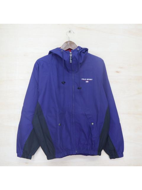 Other Designers Vintage 90s POLO SPORT By Ralph Lauren Mini Logo Embroidered Bomber Windbreaker Hoodie Jacket 