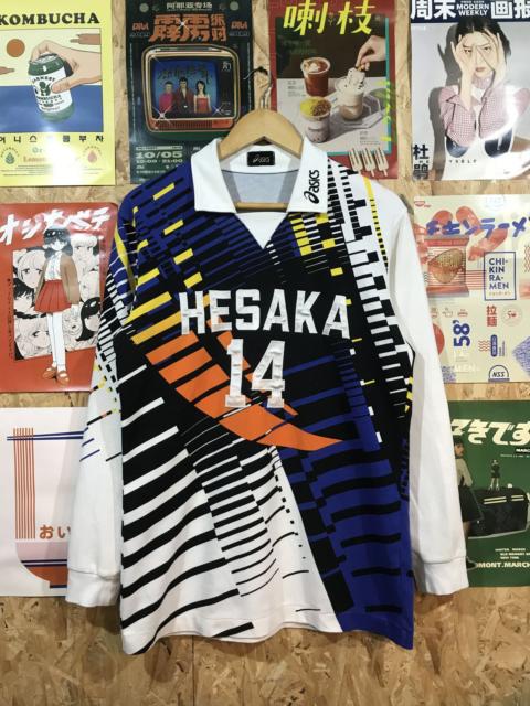Asics Vintage Asics Japan Hesaka 14 Long Sleeve Football Shirt