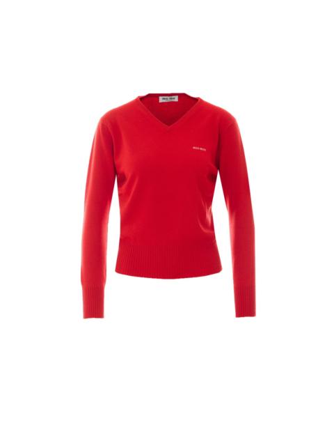 Miu Miu Miu Miu Women Logo Sweater