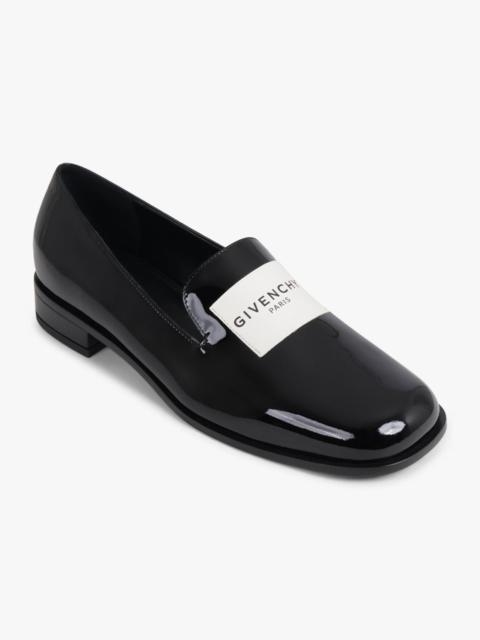 Givenchy SLIP ON PATENT TUX LOAFER | BLACK