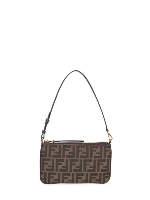 FENDI Fendi Women Brown Flat Baguette Pouch Bag