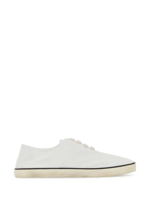 Miu Miu Miu Miu Women White Canvas Sneakers