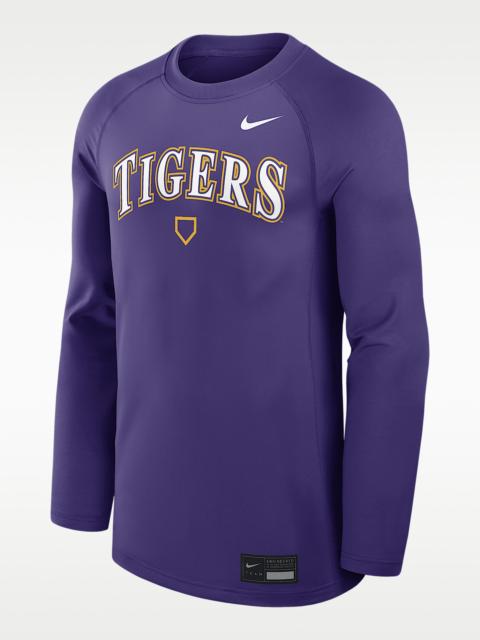 Nike LSU Dugout Game Time Men's Nike Dri-FIT College Long-Sleeve T-Shirt