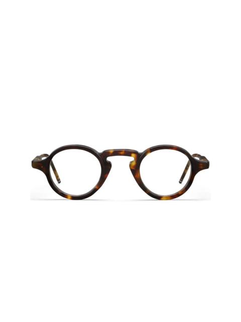 Thom Browne tortoiseshell round-frame glasses