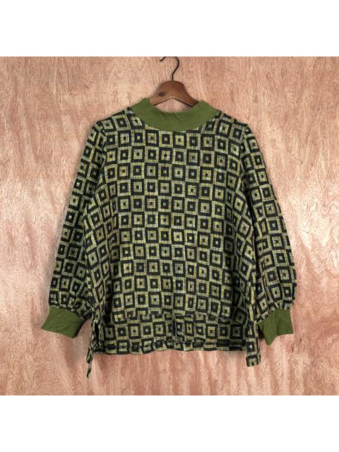 Other Designers Homespun Knitwear - Monogram Pattern Knit Sweater