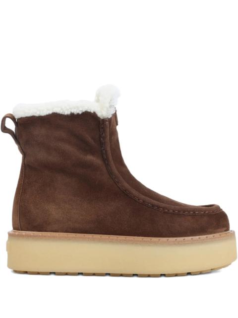 Prada Prada Suede Ankle Boots Brown Women