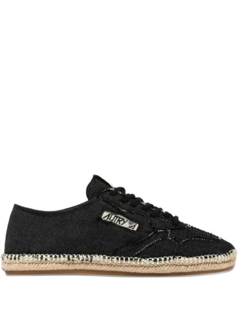AUTRY denim low-top sneakers