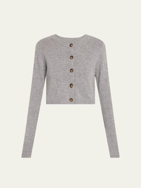 Zephir Cashmere Crop Cardigan