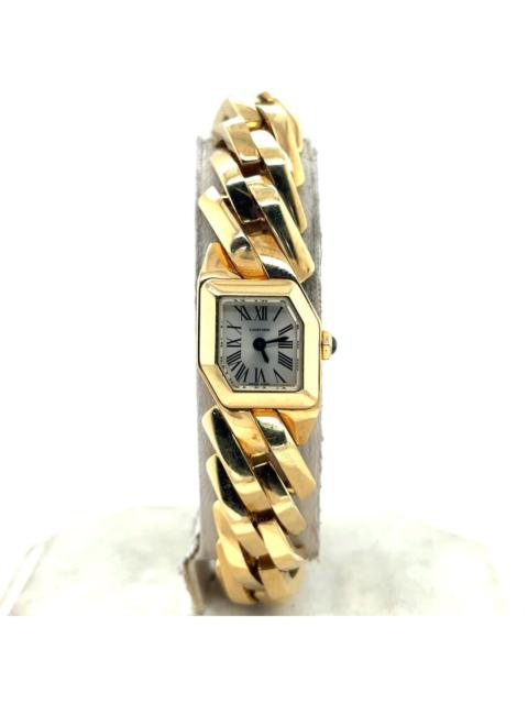 Pre-owned Cartier Cartier Maillon Quartz Silver Dial Ladies Watch WGBJ0002