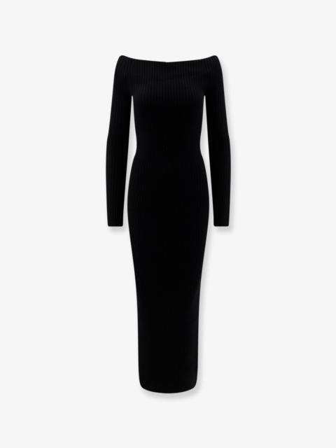 Max Mara Max Mara Arnes Wool And Cashmere Long Dress