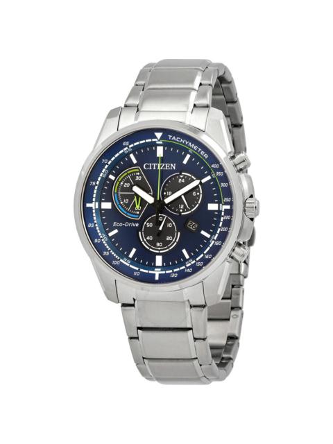 Other Designers Citizen - Citizen Eco-Drive Chronograph Blue Dial Men's Watch AT1190-87L