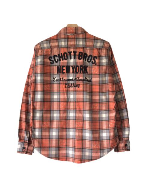 Authentic Schott Bros. NYC Chainstitch Embroidery Shirt