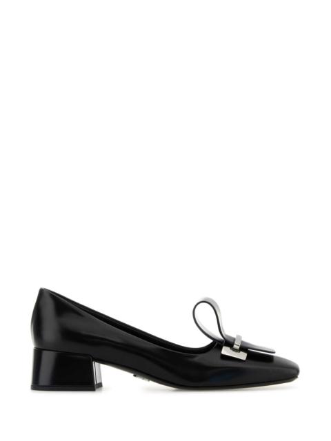 Prada Prada Women Black Leather Pumps