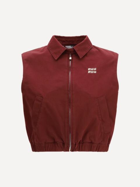 Miu Miu Cropped Vest