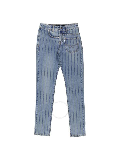 Other Designers Filles A Papa Ladies Pants Blue Turner Crystal, Waist Size 25"