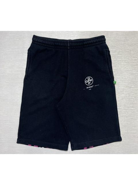 Off-White Off-White - Black Diag Stencil Shorts