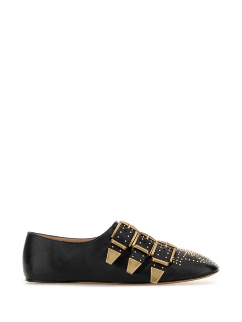 Chloé Chloe Women Black Leather Susan Ballerinas
