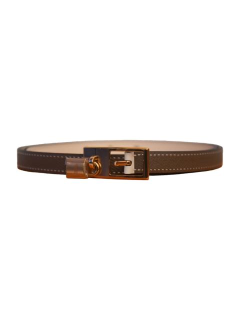 Hermès Hermes Reversible Lucky Belt Noir
