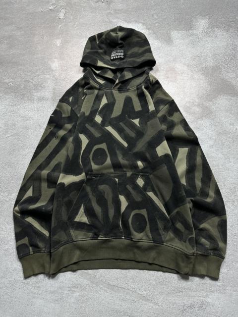 Other Designers Le Grande Bleu (L.G.B.) - Vintage Y2K LGB IfSixWasNine Style G Star Overprint Hoodie