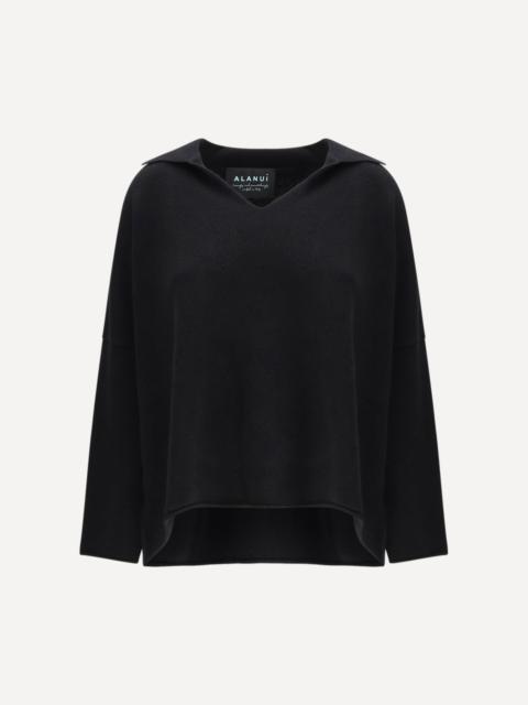Alanui Sweater with polo collar