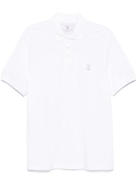 Brunello Cucinelli Brunello Cucinelli Men Logo Cotton Polo Shirt