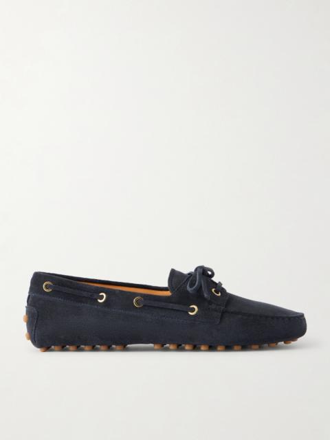Tod's Gommino Suede Boat Shoes