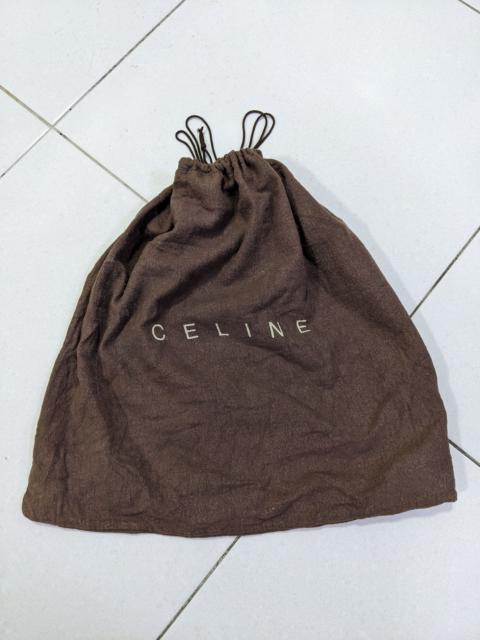 CELINE Celine Spell Out Brown Drawstring Dust Bag