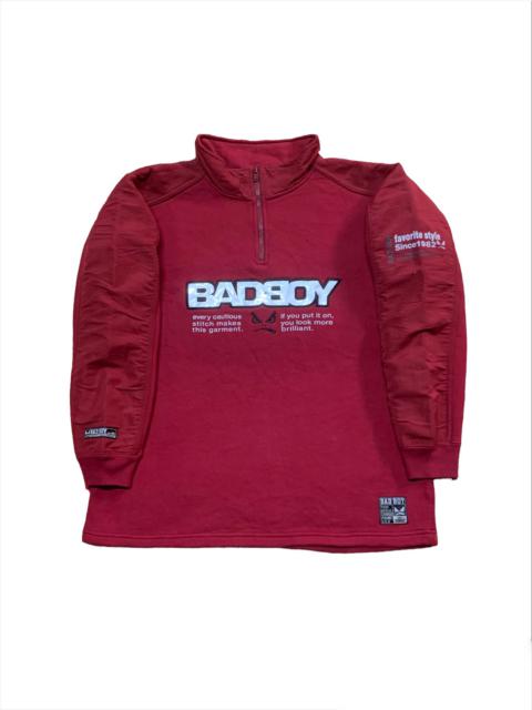 Other Designers STREETWEAR 🔥 Badboy Embroidred Half Zipper Sweatshirt
