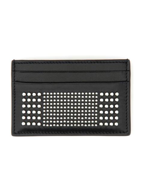 Alexander McQueen Leather Card Holder With Studs