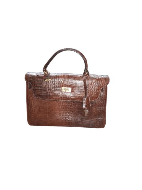 Other Designers Vintage - Sakai bidente crocodile skin handbag handmade in japan